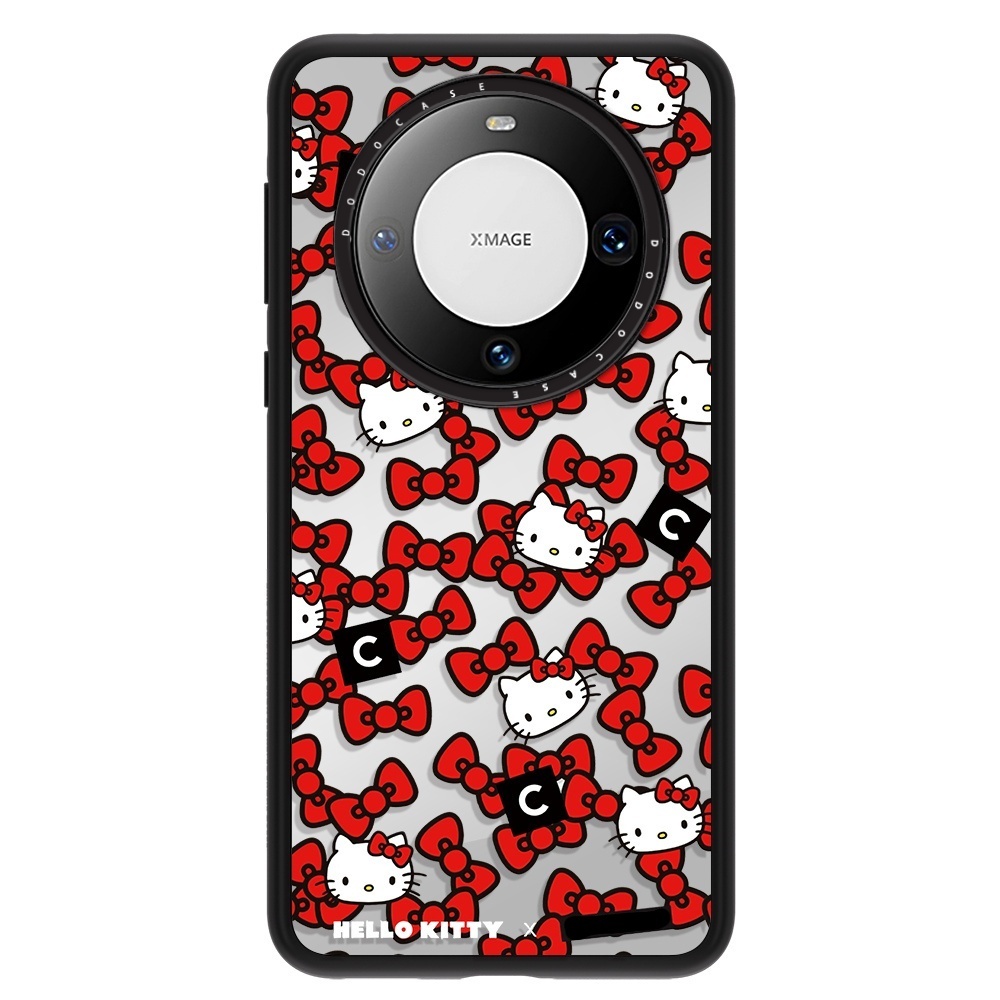 DODOCASE零食kitty猫贴纸适用于HUAWEI华为Mate60/Pro+网红明星小众透明明星同款卡通联名手机壳防摔保护套硬