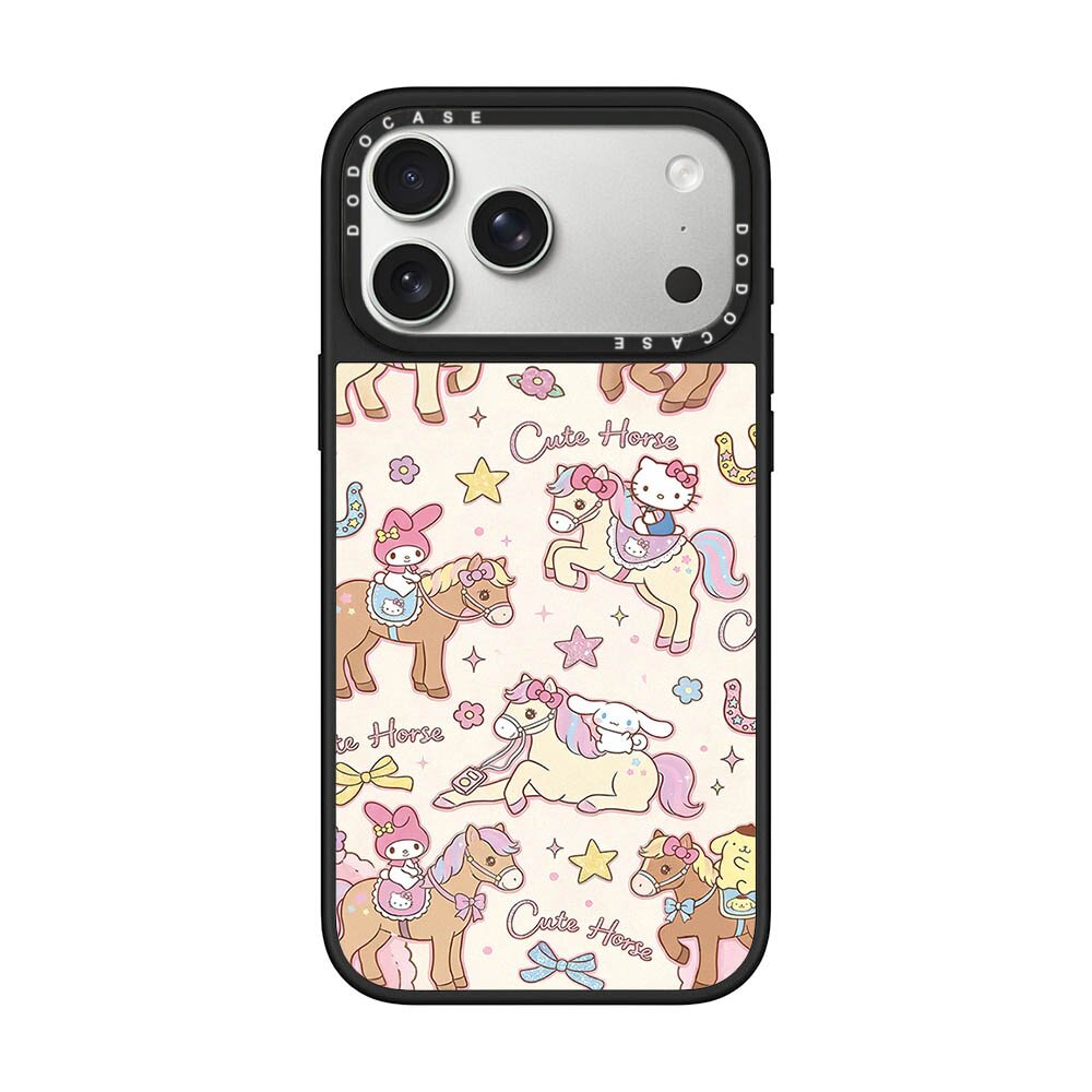 DODOCASE 可爱旋转木马家族合集适用于iPhone17PROMAX苹果16promax手机壳童趣少女补妆镜15/14plus防摔保护套