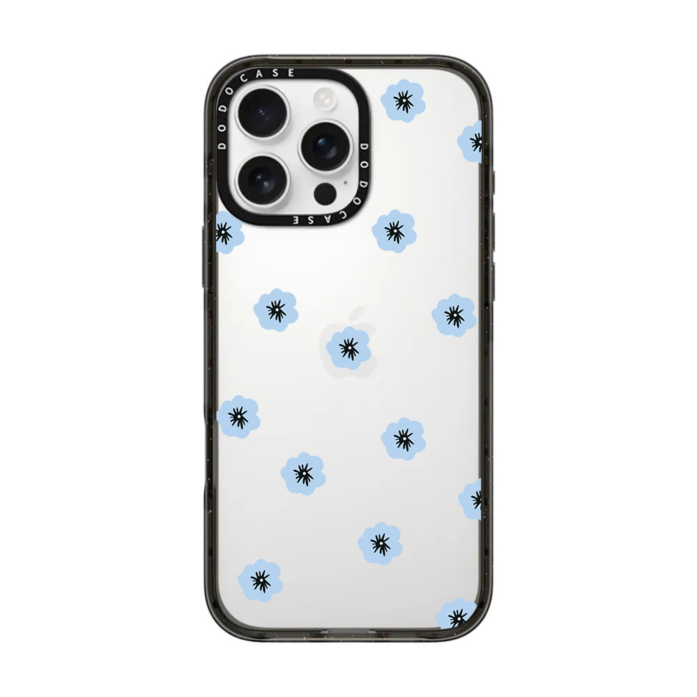 DODOCASE 满屏蓝色花卉苹果16Pro适用iPhone15ProMax14明星同款13pro可爱春天镜面磁吸手机壳12防摔保护plus
