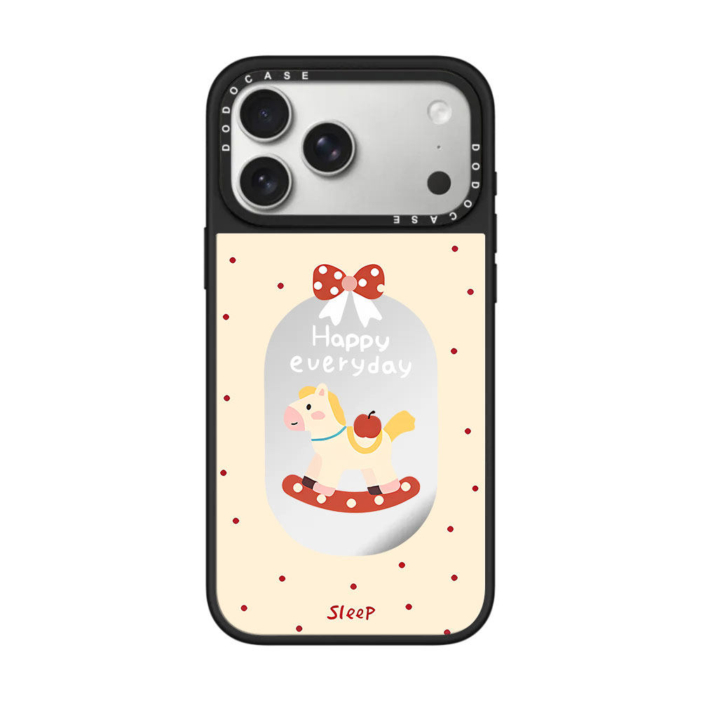 DODOCASE 可爱木马适用于iPhone18/17PROMAX明星同款少女苹果16p马年新年手机壳卡通镜面15/14promax防摔保护