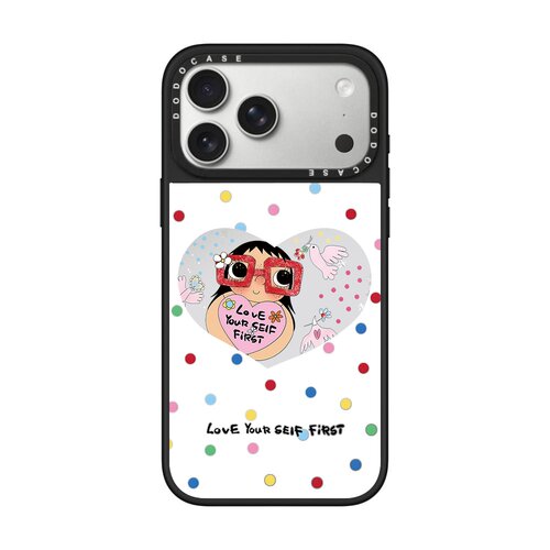 DODOCASE白底缤纷波点小玉女孩苹果17Pro适用iPhone16ProMax网红15创意明星同款14plus磁吸手机壳13防摔保护