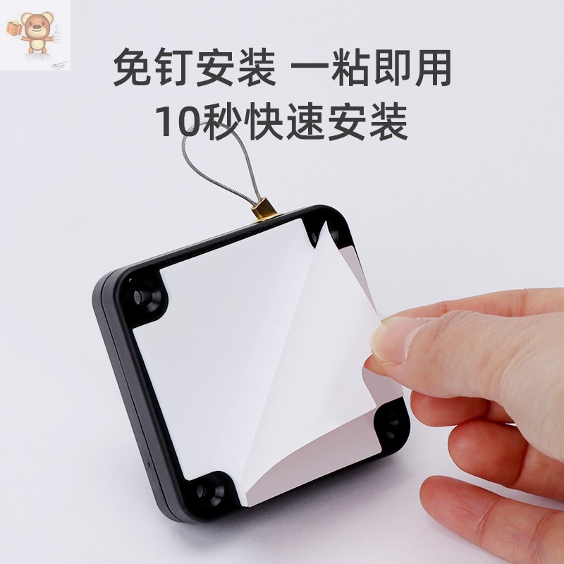 打孔闭合自动器关门家用木x门液压闭门器P拉绳铁推拉缓冲移门