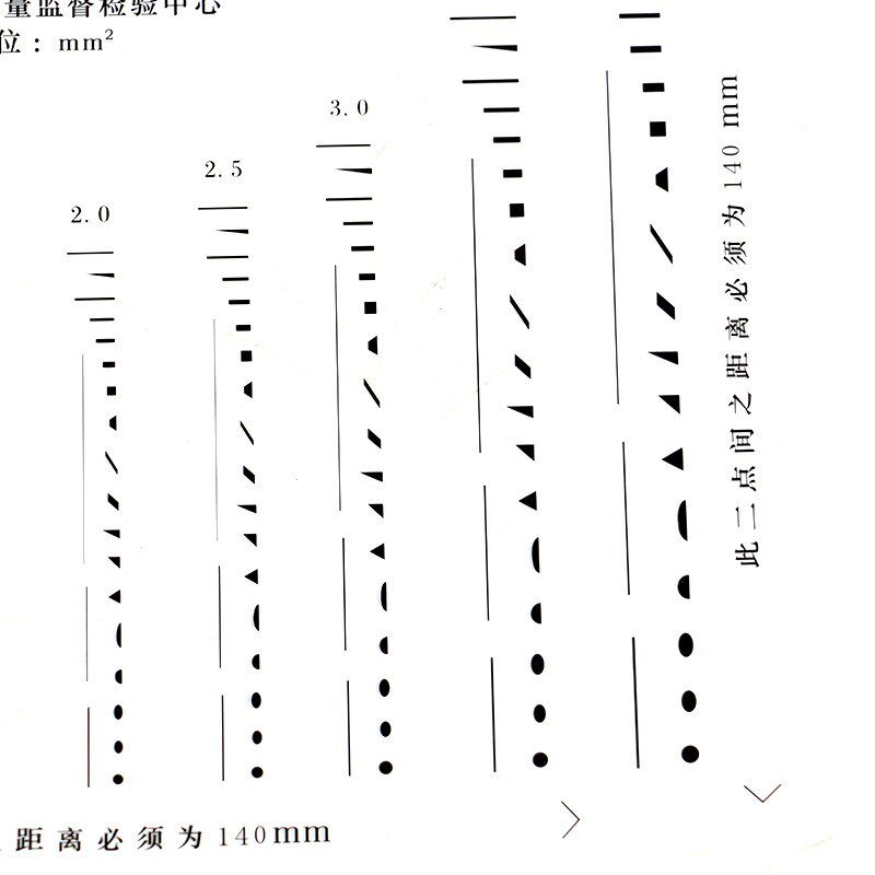 尘埃标准图尘埃度标准对比图片尘埃K度测定仪纸张对比照片