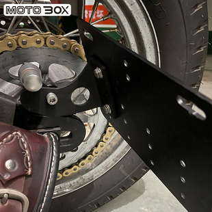 布沃克火石2g50改装 侧牌照架横竖侧面支架专用复古配件无损直装