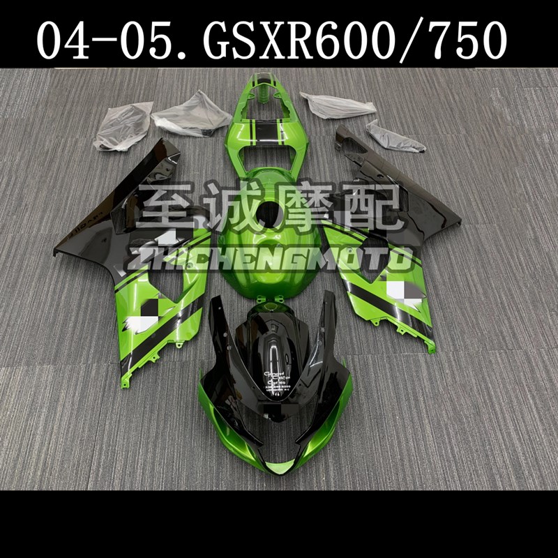 适用于铃木GSX-R600 750 2004 2005 G04 05 年全车外壳车壳Fairin