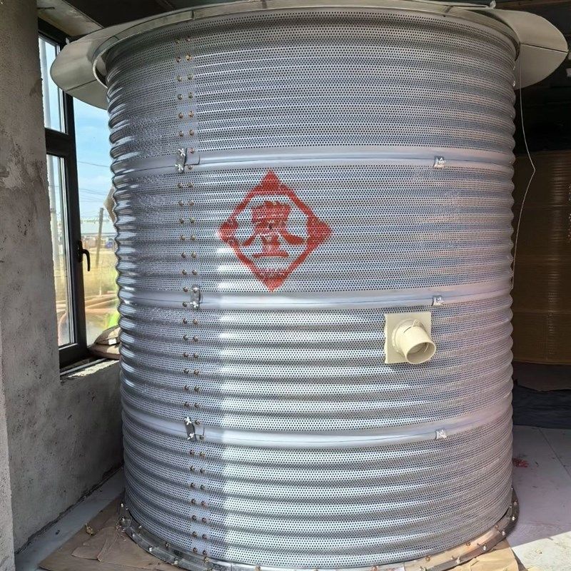 玉米专用大型粮仓饲料q养殖镀锌板料塔散装猪舍麦种稻谷种储存厂