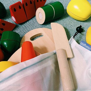 宝宝玩具收纳袋透明抽绳束口儿童积木收N纳神袋大容量分类整理