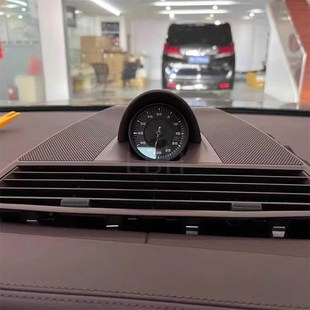 适用保时捷718卡宴帕拉梅拉911仪表台改装 计Q时器秒表罗盘秒钟时