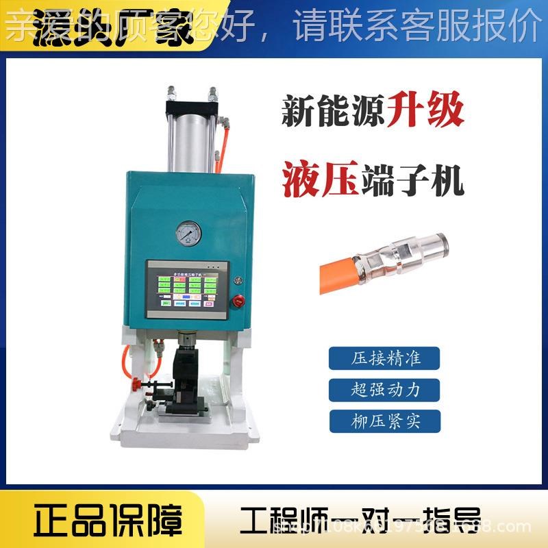 10T动伺服液压子机气2MY-YYY100T铜鼻子散粒压接压机Z四边六边免