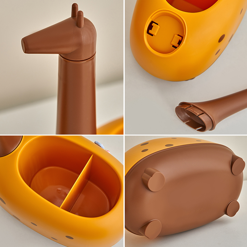 长颈鹿大容量笔筒收纳盒办公室学A生桌面创意可爱儿U童女孩男孩礼