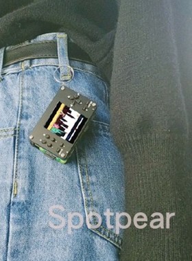 树莓派游戏机带喇叭充电1.54寸LCD显示屏Mzero W Pi0套件