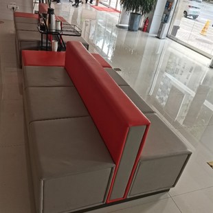 工商银行大厅等候区双q面组合卡座沙发银行VIP候客区排号区沙发