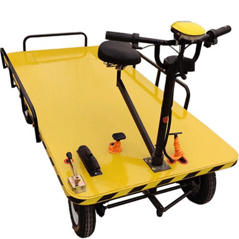 得豫工品搬运车农贸市场用大t载重电动平板车2m*1m48V45A一辆价