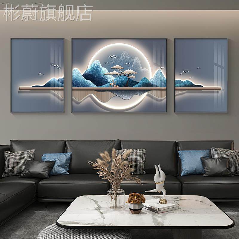 网红客厅装饰画发背景墙抽象挂沙画现代简约气鹿R壁画轻大奢镶钻,家居饰品,现代装饰画,淘宝优惠券,粉丝福利购,淘宝优惠卷