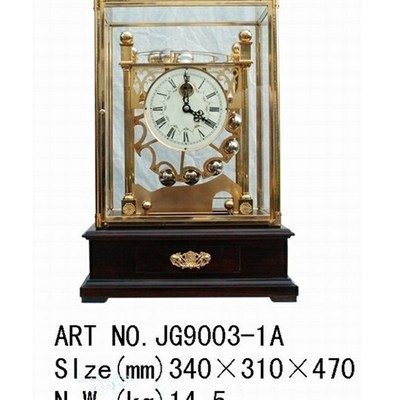 压力球钟 机械古典仿古机械钟表(改型 M24K镀金家居装饰饰品