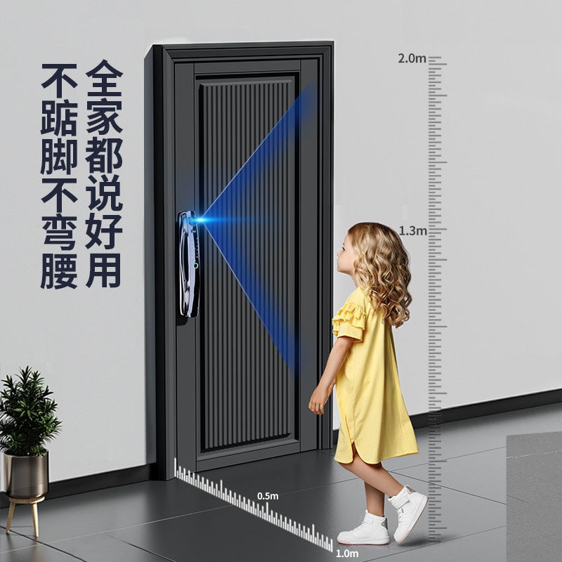 红松指纹锁家用防盗门智能锁全自动3ED人脸识别密码可视猫眼磁卡