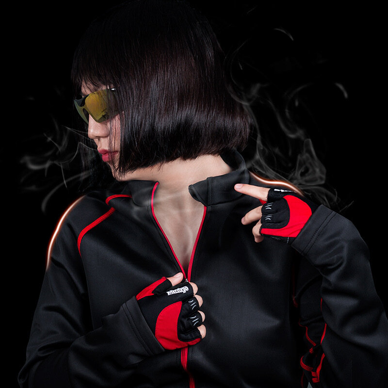 mrtyo美诗特优冬季防风防水保暖抓绒长袖骑行服自行车环法风衣