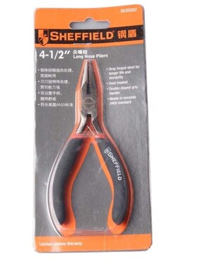 SHEFFIELDS035002尖嘴钳4.5英寸多功能迷你尖嘴钳Z小钳子工具