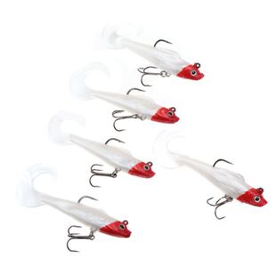 极速.5Pcs/Set 8.5cm 9g Soft LeadC Fishing Lures Lonng Tail F