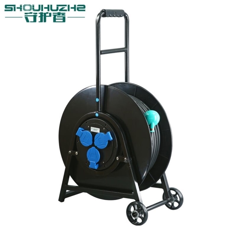 守护者SL50025kH5移动电缆绕线盘380V400V轮车国标电缆盘YZW带线3