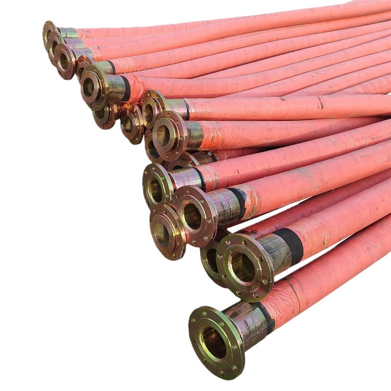 高压胶管液压油管软管钢丝编织钢丝缠绕大口径橡胶U管石油钻探胶