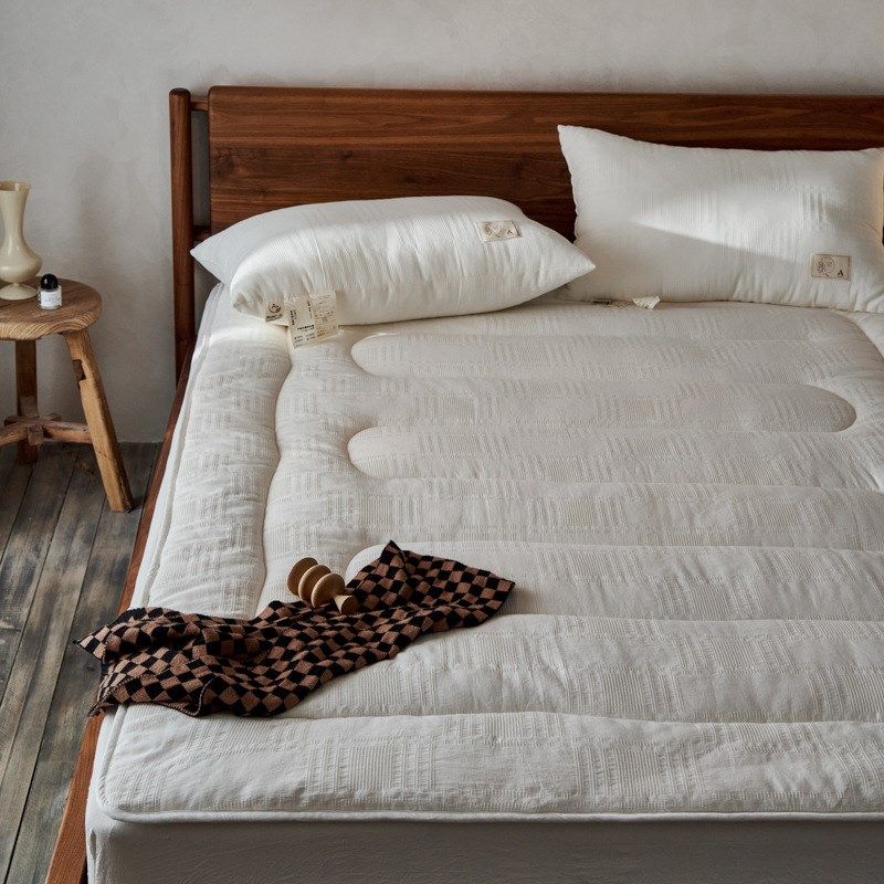 日式软褥a学生宿舍华夫格棉花床垫民宿款家用租房四季加厚褥子,包装,塑料盖,淘宝优惠券,粉丝福利购,淘宝优惠卷