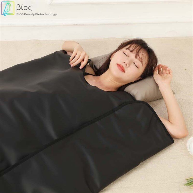 源头厂家远红外线黑色汗蒸毯排y酸毯桑拿毯发汗一温区手柄110v电