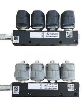 LPG/CNG汽车油改气喷油器轨4cyl灰色M线圈气体套件燃气汽车配件