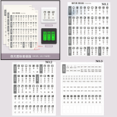 灯开关标识贴家用夜光标签指示创意面板开关装 饰墙贴纸保护套简约