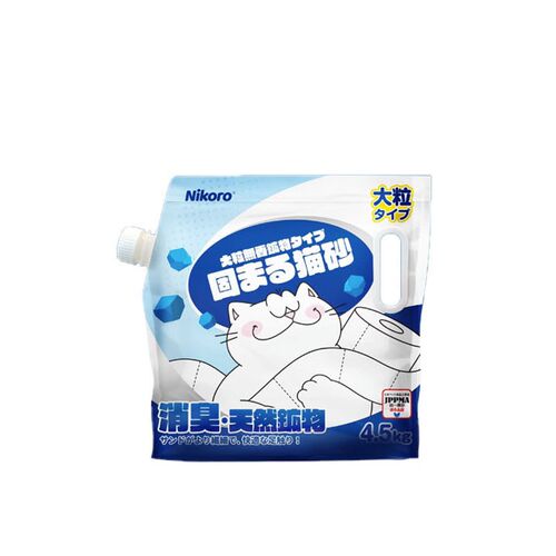 妮可露猫砂钠基矿砂nikoro小蓝块无尘小苏打除臭钠基矿石混合猫砂