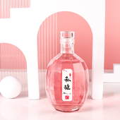 自酿果酒白酒玻璃酒瓶空瓶子带玻璃盖泡酒密封瓶储存酒饮料分装 瓶