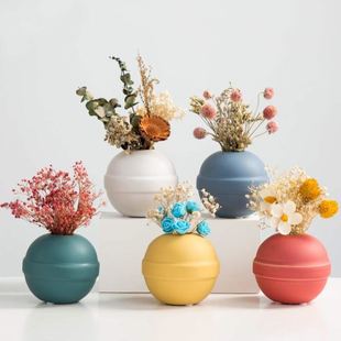 vase decoration living room flower arrangement ceramic flora