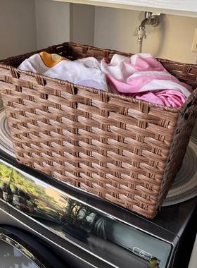 laundry basket household laundry basket toy wicker bucket