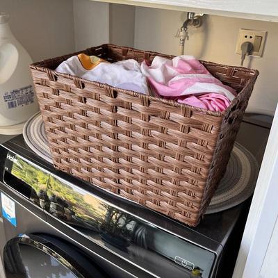 laundry basket household laundry basket toy wicker bucket