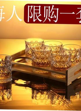 lead-free wine whiskey glass home beer glass cup set europea