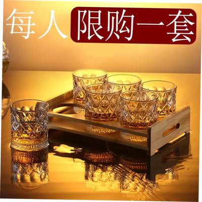 lead-free wine whiskey glass home beer glass cup set europea