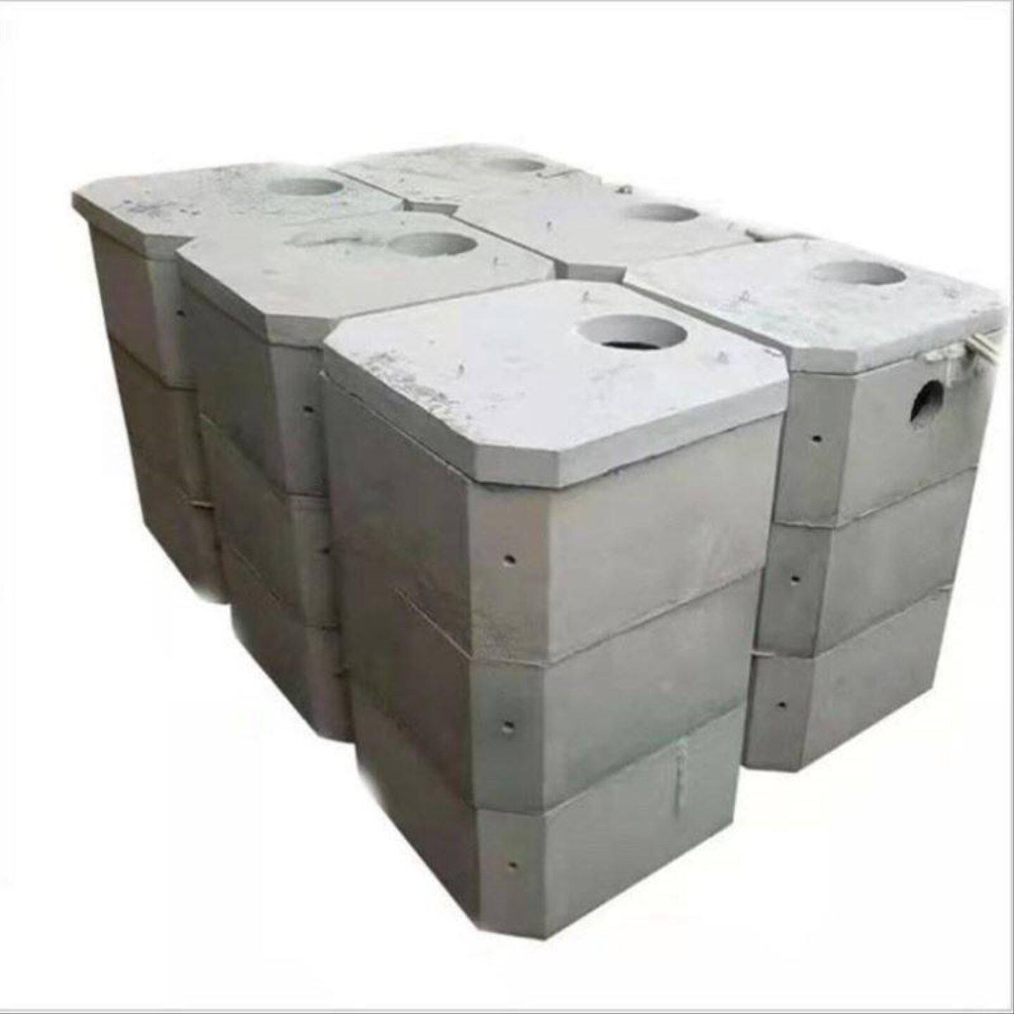 混泥土方形化粪池水泥农村新型拼接式组合钢筋混凝土沉淀池厂家