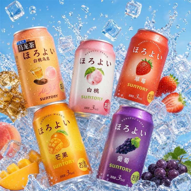 三得利和乐怡预调鸡尾酒组合*6预调鸡尾酒/Alco