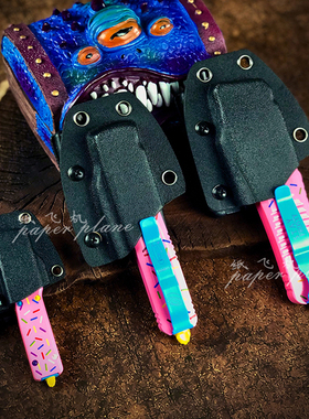 纸飞机 微技术K鞘UT70迷你大龙UTK鞘腰户外多功能高硬度便携刀鞘