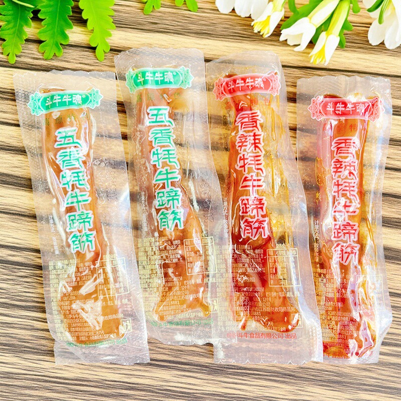 牦牛蹄筋五香卤味牦牛板筋西藏发货高原特色手撕牦牛肉干