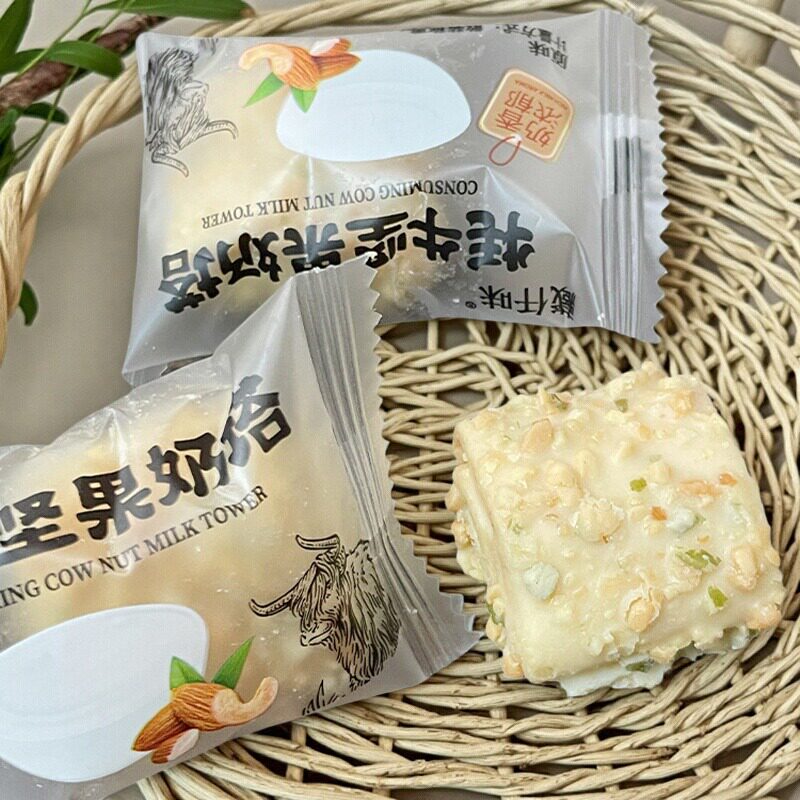 藏仟味牦牛坚果奶塔脆皮奶酥蛋卷酥网红零食酥脆可口零食散装称重