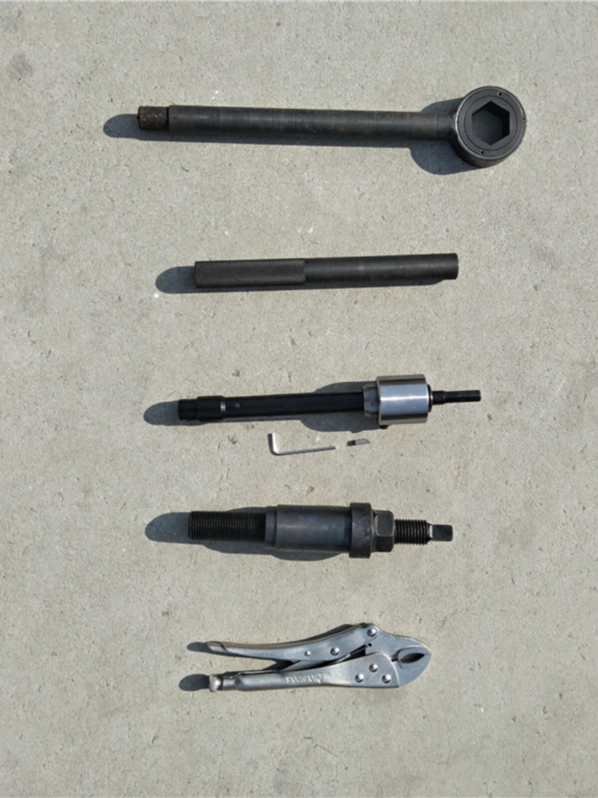 销冷凝器换热器维修换管工具 手动拔管器 交换器螺旋式取管器拔新