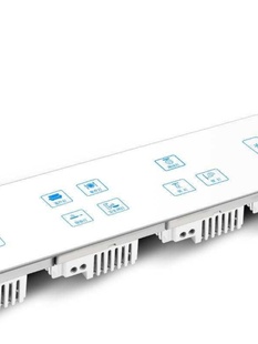 新触摸开关面板弱电RCU干接点12V酒店触控轻触墙壁智能连体开关促