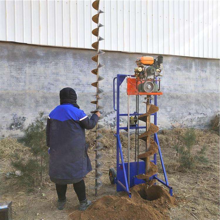 管桩清孔掏泥机桩芯取土机庭院光伏打桩地基房屋打洞地质勘探钻机