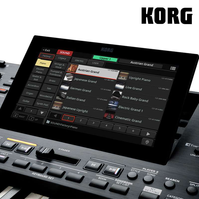 KORG PA5X61 76 88科音编曲工作站自动伴奏合成器PA5X 61 76 88键
