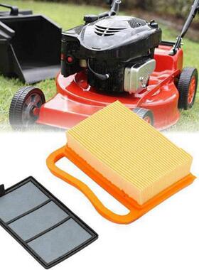 1套 橙色 塑料 空气滤芯套装 空气过滤器 滤清器 割草机配件 适