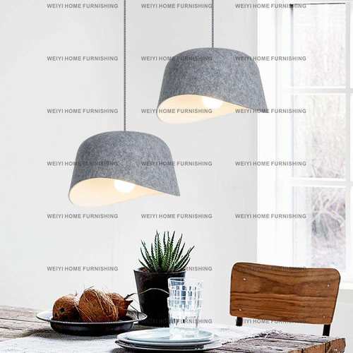 北欧简约吊灯创意毛毡酒店客厅餐厅服装店橱窗卧室别墅吸音降噪