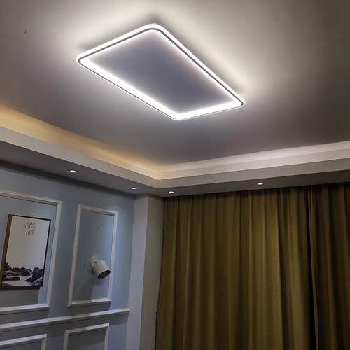 led吸顶灯客厅灯现代简约大气家用长方形超薄主卧室灯房间灯具