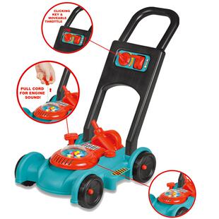 跨境田园割草机泡泡玩具手推车儿童室外播种除草机过家家玩具
