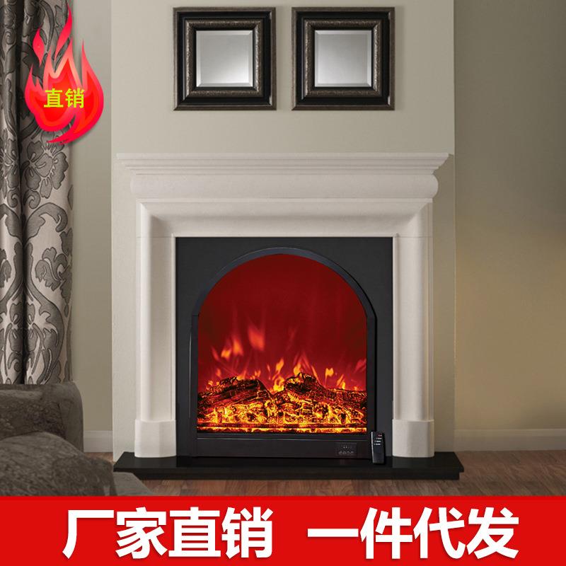 厂家直销弧形异形装饰壁炉芯仿真火嵌入式电子壁炉取暖器家用